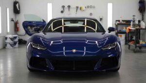 midnight blue auto paint