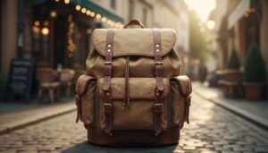 vintage fashion backpack