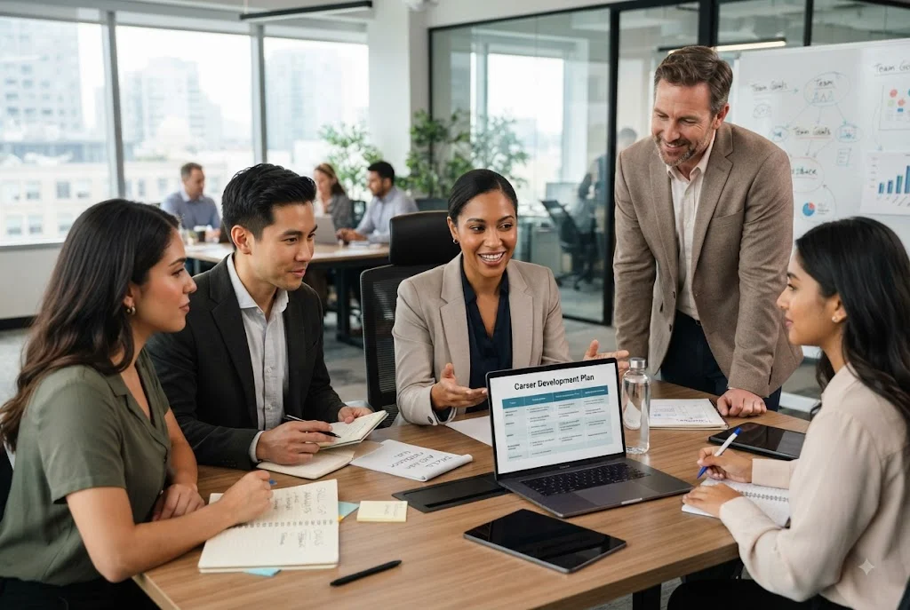 Career growth and development through workplace learning and professional skill building