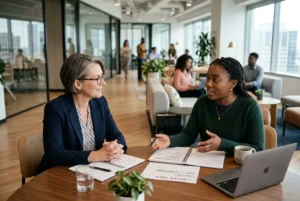 Coaching and development skills used in professional leadership and employee mentoring