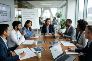 Management development training for managers and professional career growth
